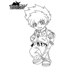 Coloring page: Beyblade (Cartoons) #46944 - Free Printable Coloring Pages