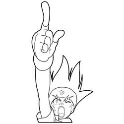 Coloring page: Beyblade (Cartoons) #46956 - Free Printable Coloring Pages