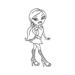 Coloring page: Bratz (Cartoons) #32365 - Free Printable Coloring Pages