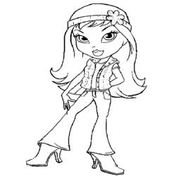 Coloring page: Bratz (Cartoons) #32379 - Free Printable Coloring Pages