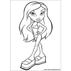 Coloring page: Bratz (Cartoons) #32382 - Free Printable Coloring Pages