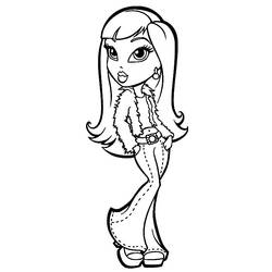 Coloring page: Bratz (Cartoons) #32383 - Free Printable Coloring Pages