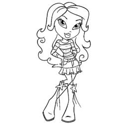 Coloring page: Bratz (Cartoons) #32393 - Free Printable Coloring Pages