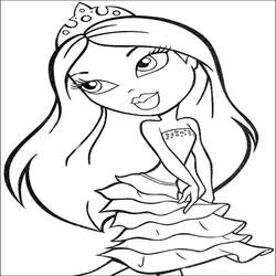 Coloring page: Bratz (Cartoons) #32394 - Printable coloring pages