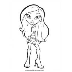 Coloring page: Bratz (Cartoons) #32397 - Free Printable Coloring Pages