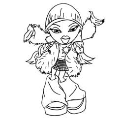 Coloring page: Bratz (Cartoons) #32404 - Free Printable Coloring Pages