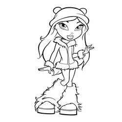 Coloring page: Bratz (Cartoons) #32413 - Printable coloring pages