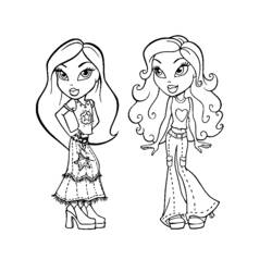 Coloring page: Bratz (Cartoons) #32419 - Free Printable Coloring Pages