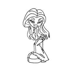 Coloring page: Bratz (Cartoons) #32422 - Free Printable Coloring Pages