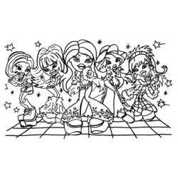 Coloring page: Bratz (Cartoons) #32424 - Free Printable Coloring Pages