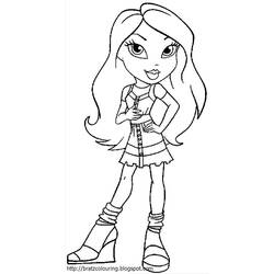 Coloring page: Bratz (Cartoons) #32425 - Printable coloring pages