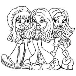 Coloring page: Bratz (Cartoons) #32430 - Free Printable Coloring Pages