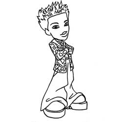 Coloring page: Bratz (Cartoons) #32434 - Free Printable Coloring Pages