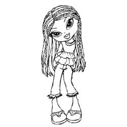 Coloring page: Bratz (Cartoons) #32435 - Free Printable Coloring Pages