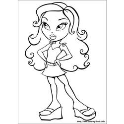 Coloring page: Bratz (Cartoons) #32439 - Free Printable Coloring Pages