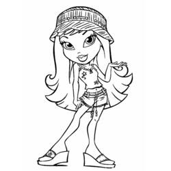 Coloring page: Bratz (Cartoons) #32444 - Free Printable Coloring Pages