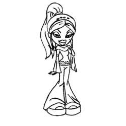 Coloring page: Bratz (Cartoons) #32452 - Free Printable Coloring Pages