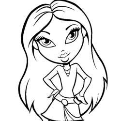 Coloring page: Bratz (Cartoons) #32479 - Printable coloring pages