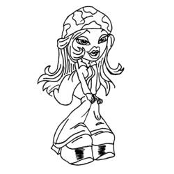 Coloring page: Bratz (Cartoons) #32487 - Free Printable Coloring Pages