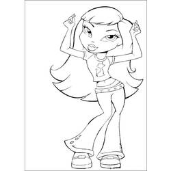 Coloring page: Bratz (Cartoons) #32502 - Free Printable Coloring Pages