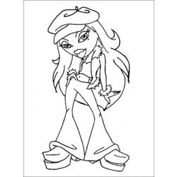 Coloring page: Bratz (Cartoons) #32510 - Free Printable Coloring Pages