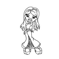 Coloring page: Bratz (Cartoons) #32512 - Free Printable Coloring Pages