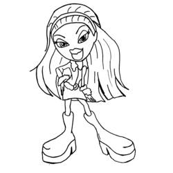Coloring page: Bratz (Cartoons) #32521 - Free Printable Coloring Pages