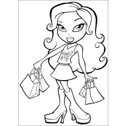 Coloring page: Bratz (Cartoons) #32525 - Free Printable Coloring Pages