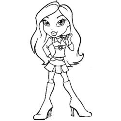 Coloring page: Bratz (Cartoons) #32542 - Free Printable Coloring Pages