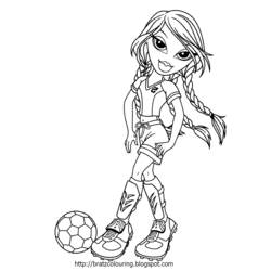 Coloring page: Bratz (Cartoons) #32555 - Free Printable Coloring Pages
