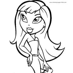 Coloring page: Bratz (Cartoons) #32562 - Free Printable Coloring Pages