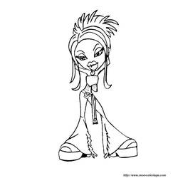 Coloring page: Bratz (Cartoons) #32570 - Free Printable Coloring Pages