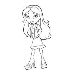 Coloring page: Bratz (Cartoons) #32586 - Printable coloring pages