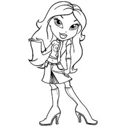 Coloring page: Bratz (Cartoons) #32589 - Free Printable Coloring Pages