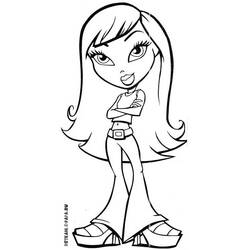 Coloring page: Bratz (Cartoons) #32611 - Free Printable Coloring Pages
