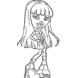 Coloring page: Bratz (Cartoons) #32618 - Free Printable Coloring Pages