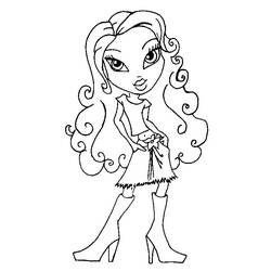 Coloring page: Bratz (Cartoons) #32631 - Free Printable Coloring Pages