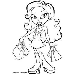 Coloring page: Bratz (Cartoons) #32633 - Free Printable Coloring Pages
