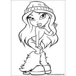 Coloring page: Bratz (Cartoons) #32640 - Printable coloring pages