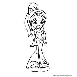 Coloring page: Bratz (Cartoons) #32643 - Free Printable Coloring Pages