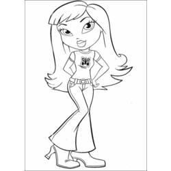 Coloring page: Bratz (Cartoons) #32649 - Free Printable Coloring Pages
