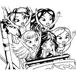 Coloring page: Bratz (Cartoons) #32655 - Free Printable Coloring Pages