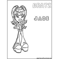 Coloring page: Bratz (Cartoons) #32657 - Free Printable Coloring Pages