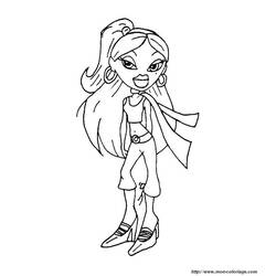 Coloring page: Bratz (Cartoons) #32685 - Free Printable Coloring Pages