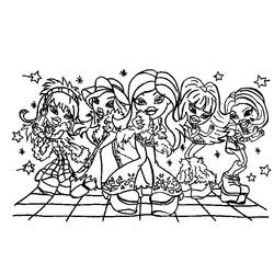 Coloring page: Bratz (Cartoons) #32697 - Free Printable Coloring Pages