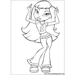 Coloring page: Bratz (Cartoons) #32728 - Free Printable Coloring Pages