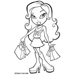 Coloring page: Bratz (Cartoons) #32745 - Free Printable Coloring Pages