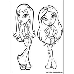 Coloring page: Bratz (Cartoons) #32759 - Free Printable Coloring Pages