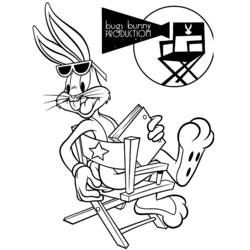 Coloring page: Bugs Bunny (Cartoons) #26317 - Free Printable Coloring Pages