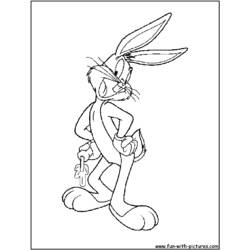 Coloring page: Bugs Bunny (Cartoons) #26333 - Printable coloring pages